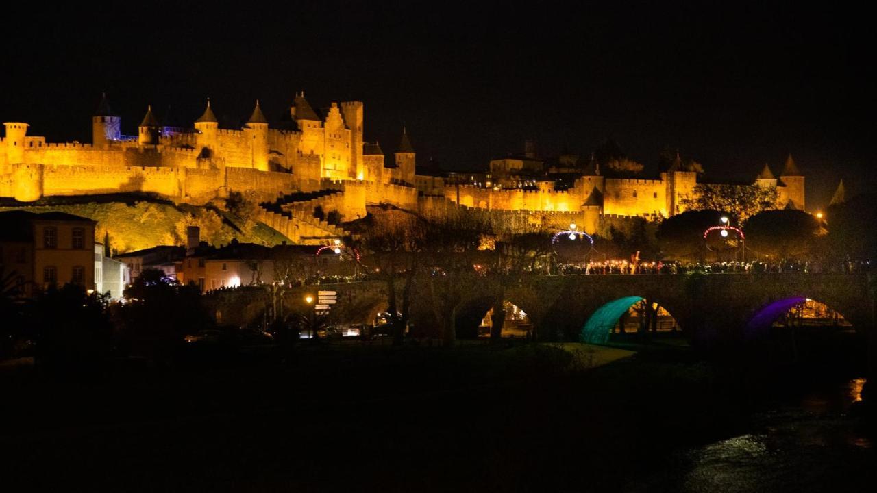 Tout Confort ! Calme, Climatisation, Vue Degagee, Ville ,Parking Gratuit, Ascenseur, Wifi Carcassonne Exterior photo
